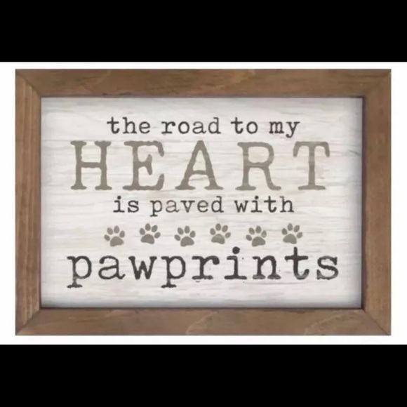 P. Graham Dunn Other - P. Graham Dunn Wooden Sign The Road To My Heart